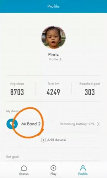 Как выставить время на Xiaomi Mi Band 2 с помощью MiFit