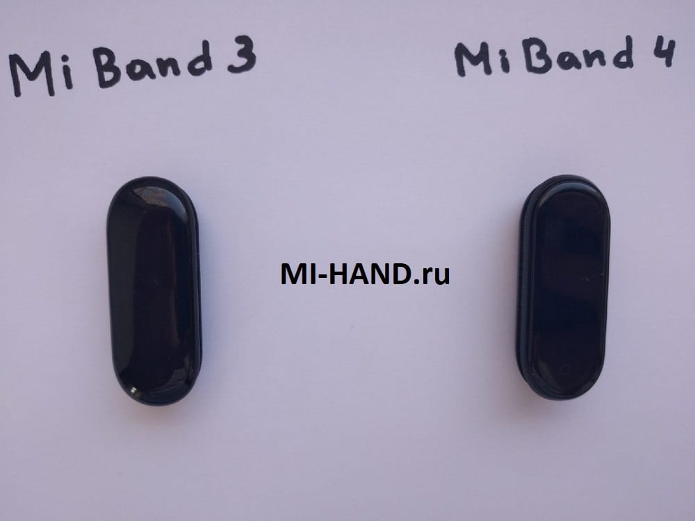 Внешний корпус и ремешок Mi Band 3 и Mi Band 4